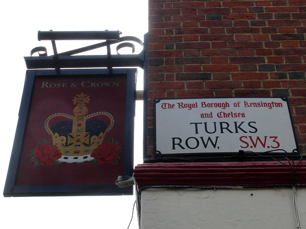 Rose & Crown & Turks im Royal Borough of Kensington and Chelsea, London 2014